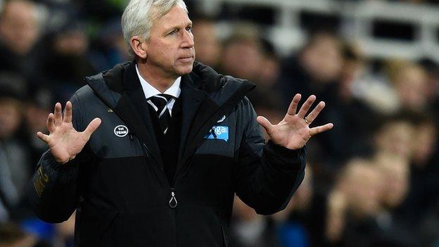 Newcastle manager Alan Pardew is linked with a move to Crystal Palace