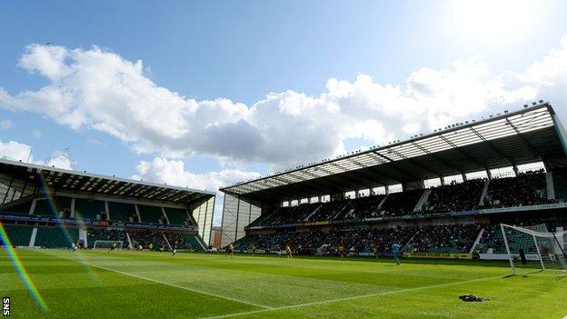 Hibernian's Easter Road stadium