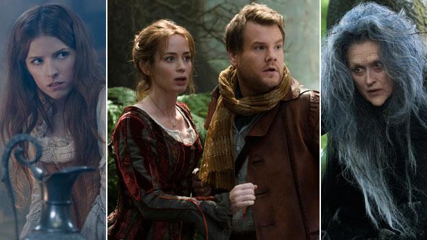 Anna Kendrick, Emily Blunt, James Corden and Meryl Streep in Into the Woods