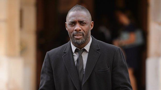 Actor Idris Elba.