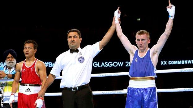 Paddy Barnes defeated India's Devendro Laishram in the 2014 Commonwealth Games final