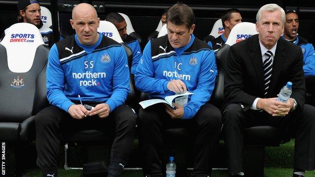 Steve Stone. John Carver and Alan Pardew