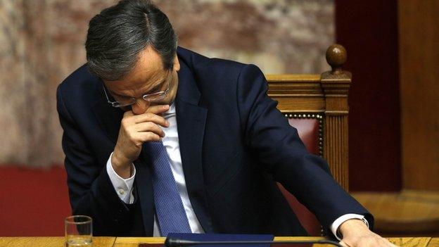 Greek PM Antonis Samaras (29 Dec)