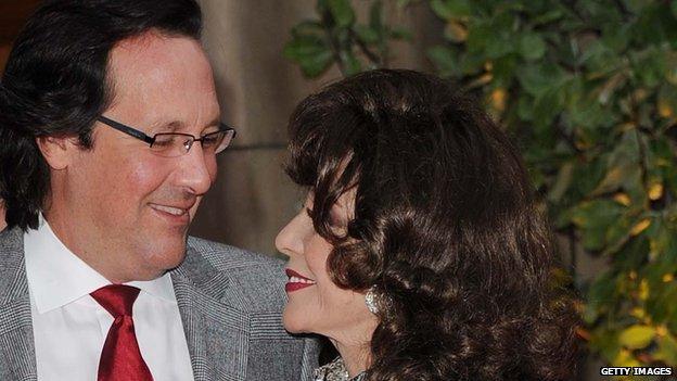 Joan Collins and Percy Gibson