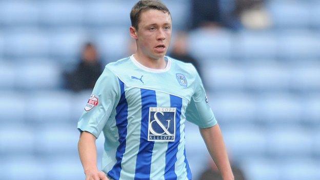 Coventry City's on-loan Everton defender Matty Pennington