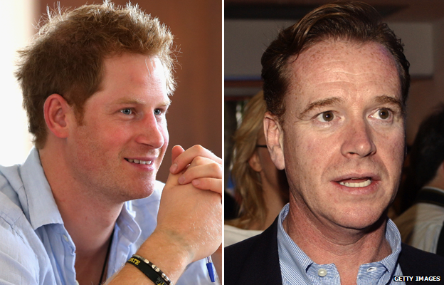 Prince Harry and James Hewitt