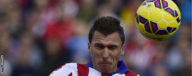 Atletico Madrid striker Mario Mandzukic