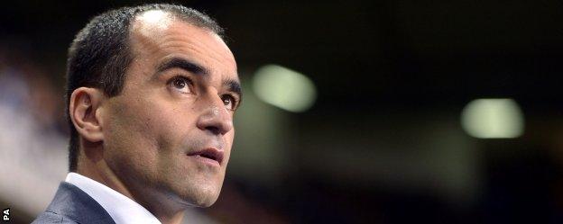 Everton manager Roberto Martinez