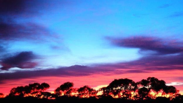 Sunrise over Maralinga