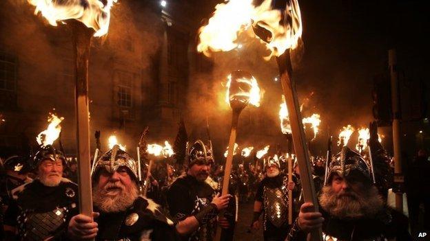 Torchlight procession