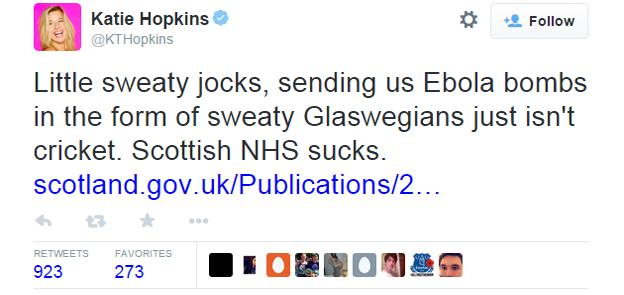 Katie Hopkins Tweet