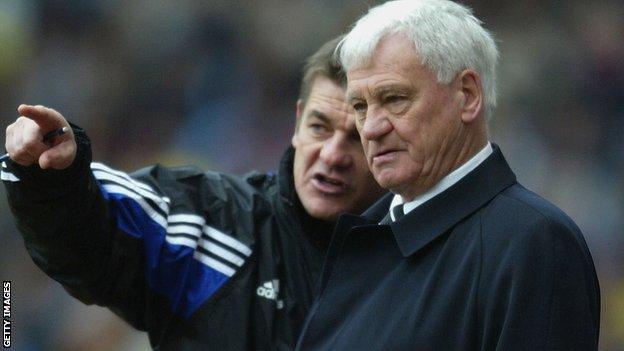 John Carver and Sir Bobby Robson