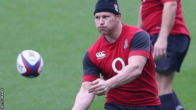 England hooker Dylan Hartley