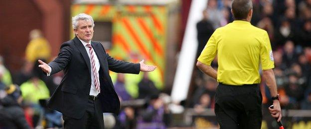 Stoke City manager Mark Hughes