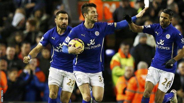 David Nugent celebrates