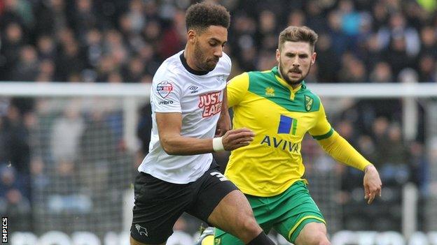 Derby County defender Ryan Shotton