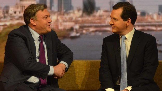 Ed Balls and George Osborne