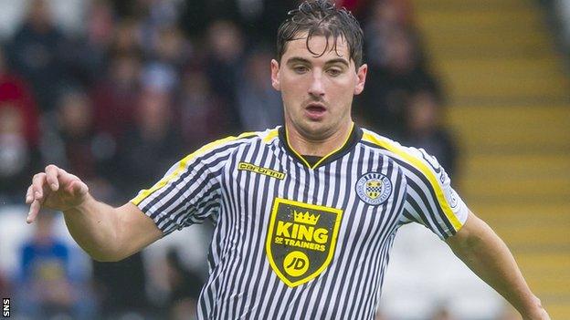 St Mirren midfielder Kenny McLean