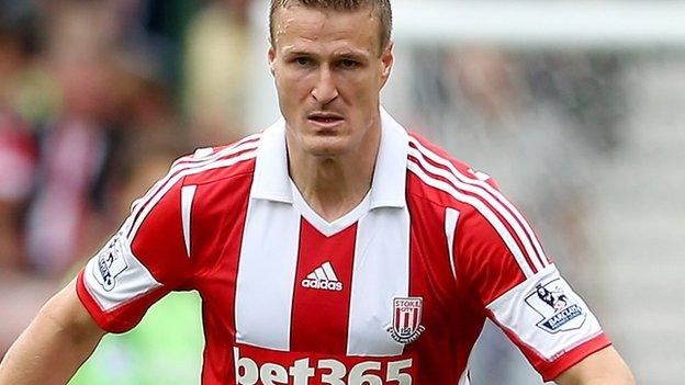 Stoke defender Robert Huth