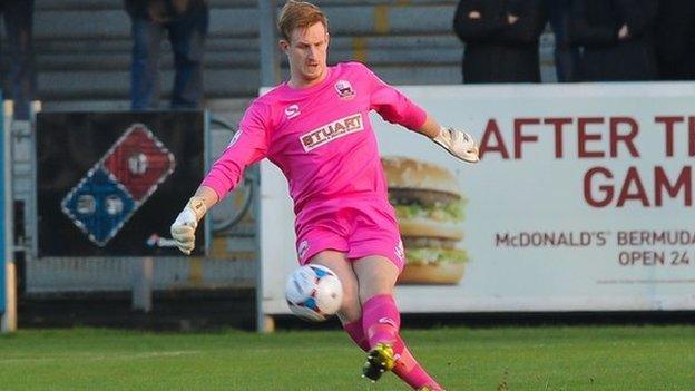 On-loan Nuneaton Town keeper Christian Dibble