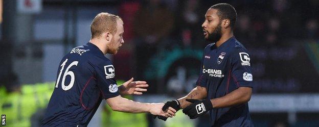 Liam Boyce replaces Yoann Arquin against Inverness