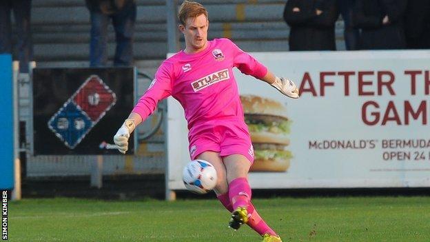 On-loan Nuneaton Town keeper Christian Dibble