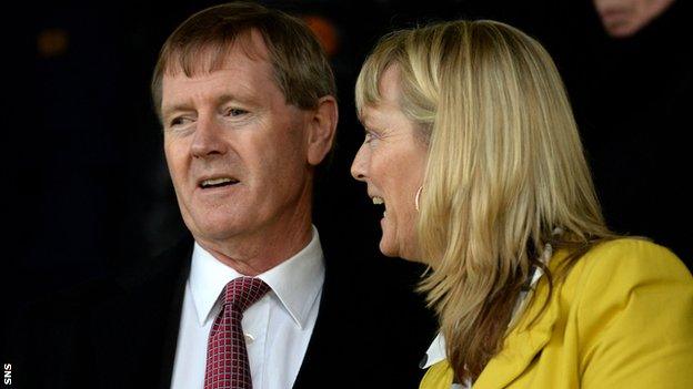 Dave King (left)