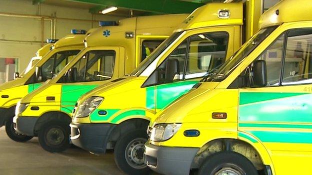 South Western Ambulance Service vehicles