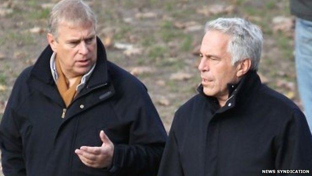 Prince Andrew and Jeffrey Epstein