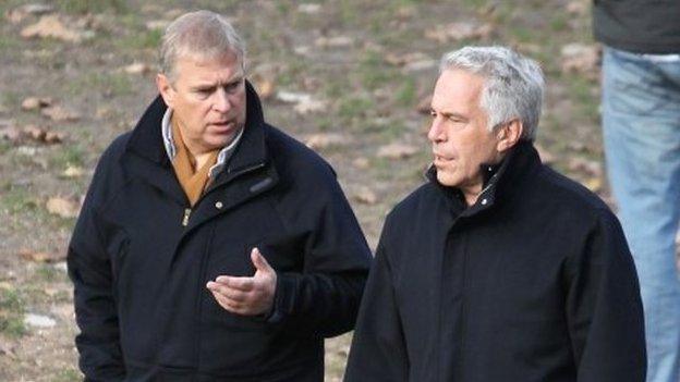 Prince Andrew and Jeffrey Epstein