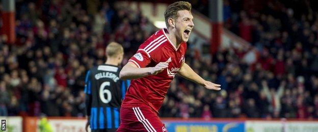 Aberdeen defender Ash Taylor