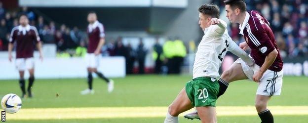 Jamie Walker nets for Hearts