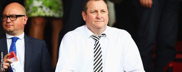 Newcastle United owner Mike Ashley