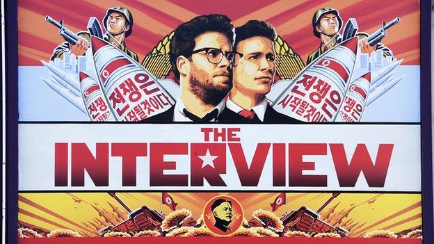 Film poster of The Interview