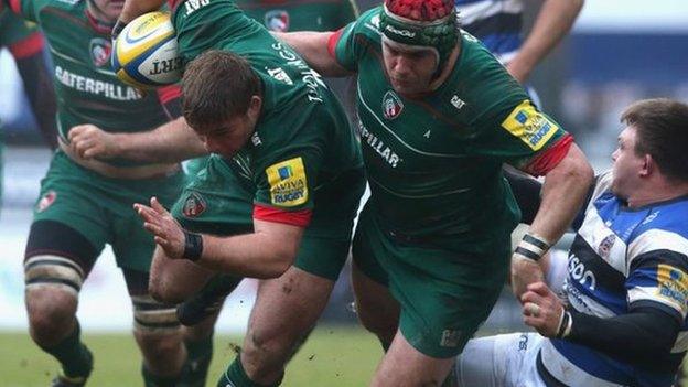 Leicester hooker Tom Youngs