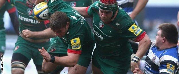 Leicester hooker Tom Youngs