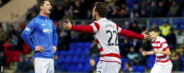 Tony Andreu celebrates