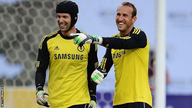 Petr Cech and Mark Schwarzer