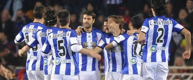 Real Sociedad celebrations