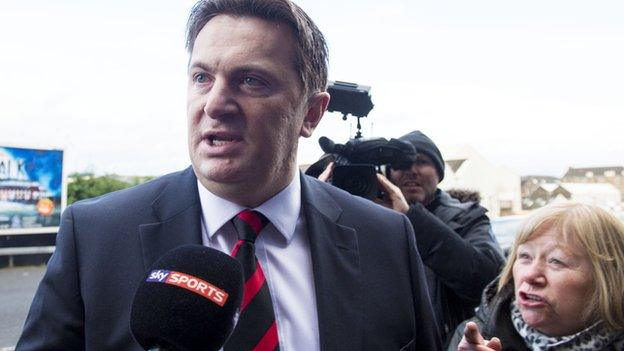 Rangers' football chairman, Sandy Easdale