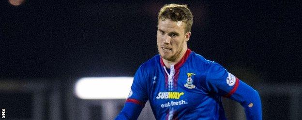 Inverness Caldedonian Thistle midfielder Marley Watkins