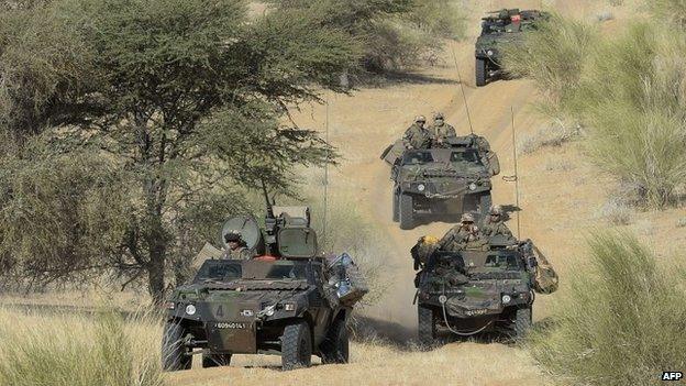 French troops in Mali