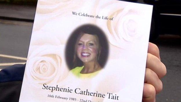 Order of service for Stephenie Tait