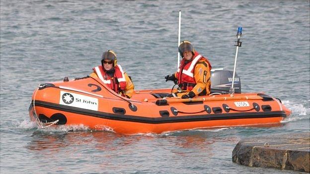 Guernsey St John Ambulance inshore rescue boat