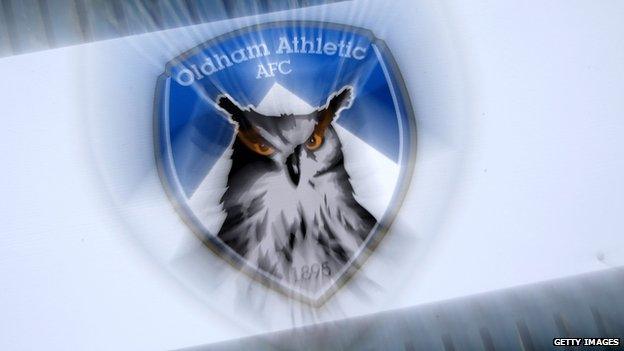 Oldham Athletic badge