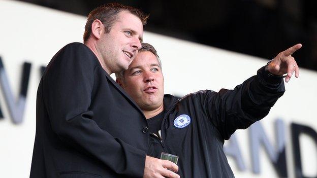 Darragh MacAnthony and Darren Ferguson