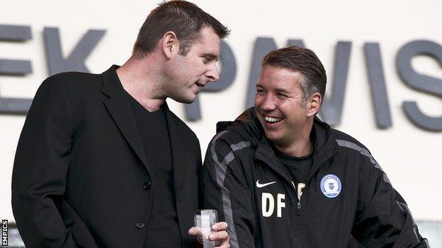 Darragh MacAnthony and Darren Ferguson