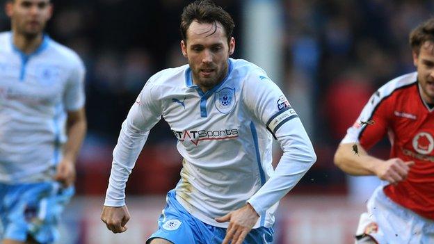 Coventry City skipper Jim O'Briien