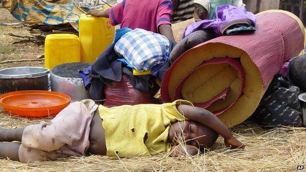 Refugees in Burundian province of Cibitoke