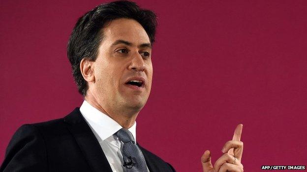 Labour leader Ed Miliband